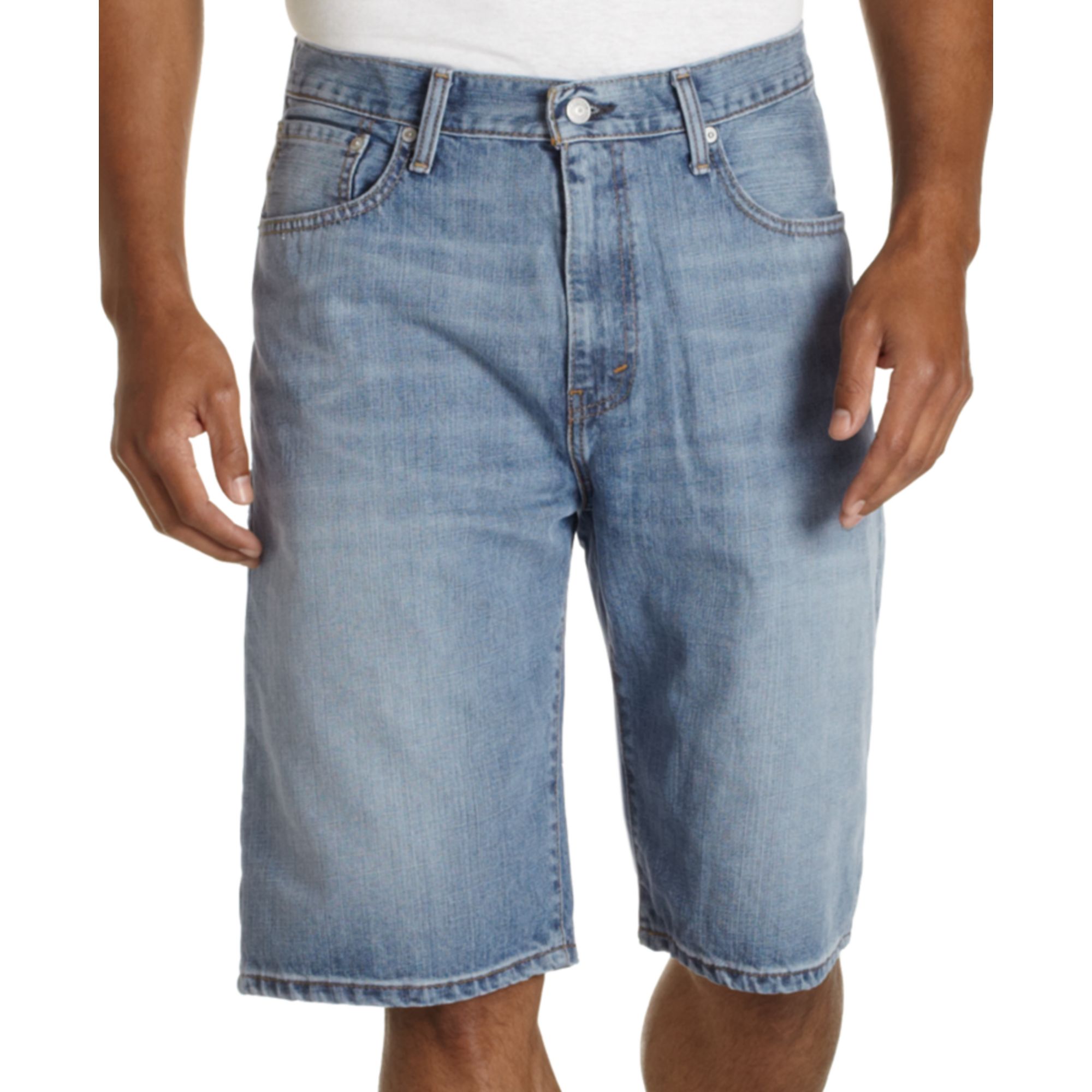 Levi's 569 Loose Straight Leg Shorts in Gas Light in Blue for Men (gas ...