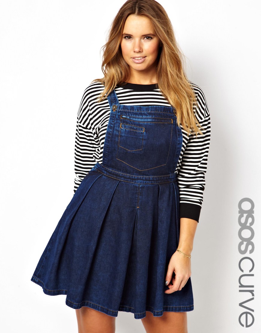 plus size denim dress uk