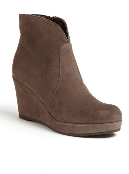 Cordani Laraby Wedge Bootie in Brown (Taupe) | Lyst