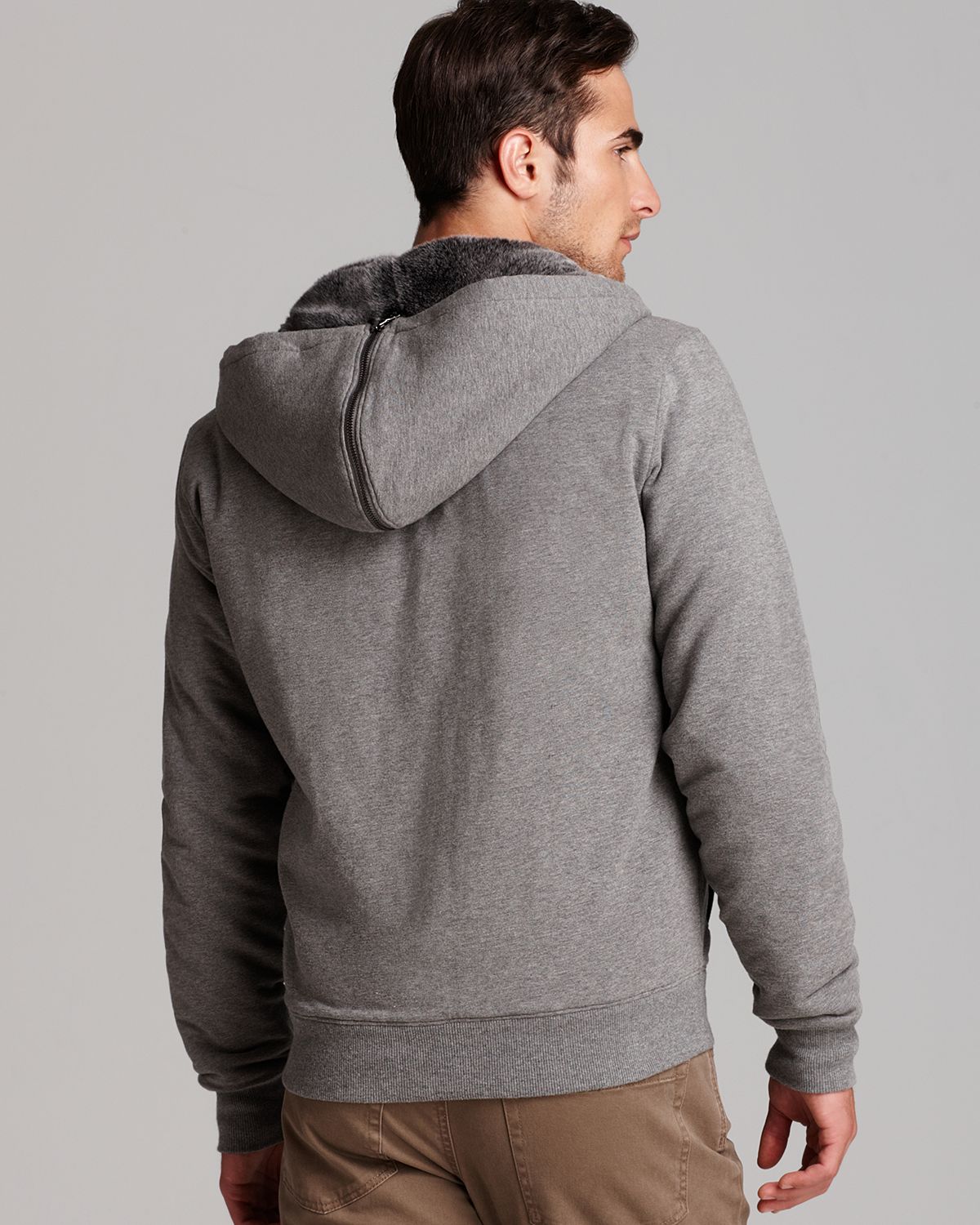 Lyst Michael Kors Furlined Hoodie for Men