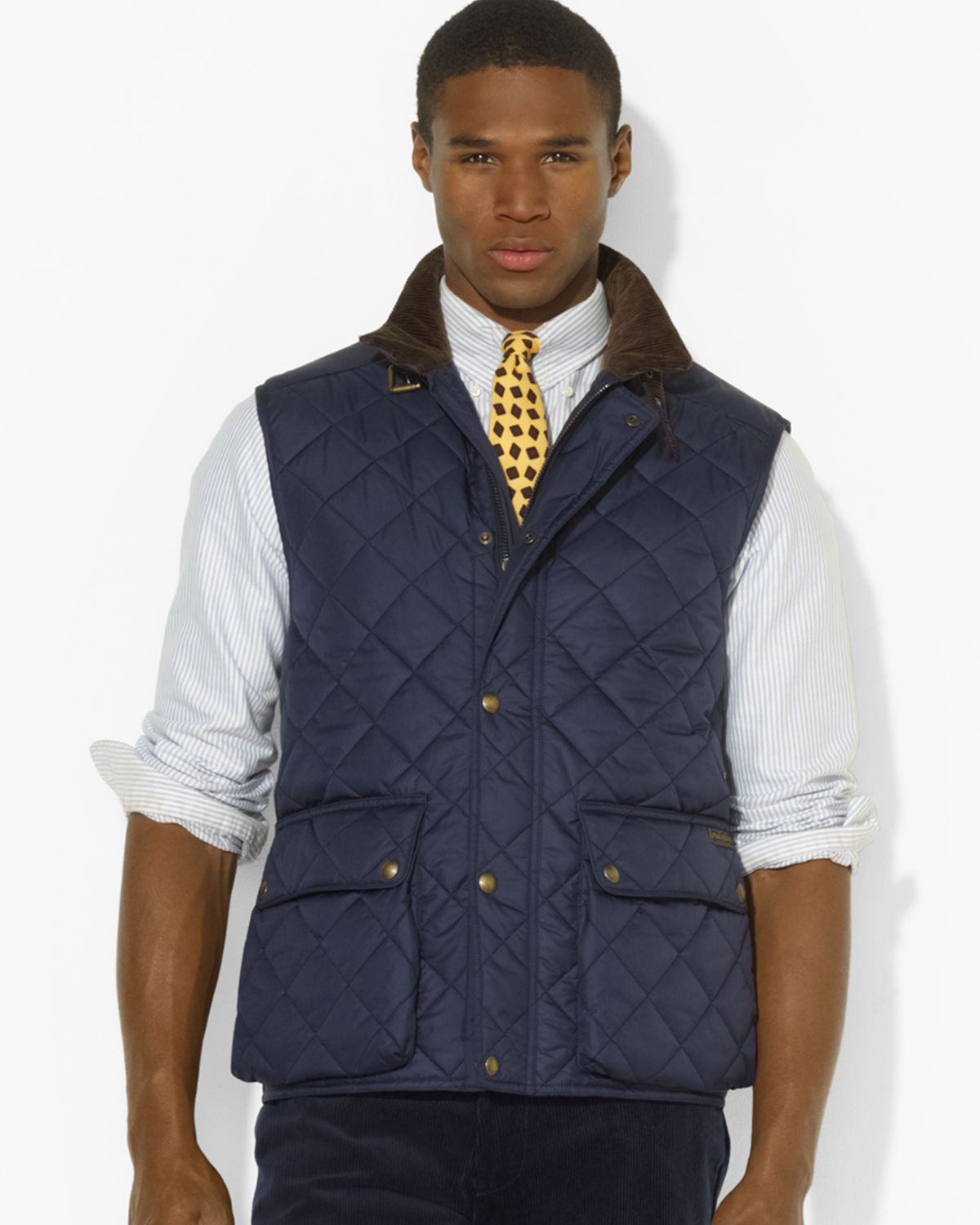 Ralph lauren Polo Quilted Epson Vest in Blue for Men Lyst