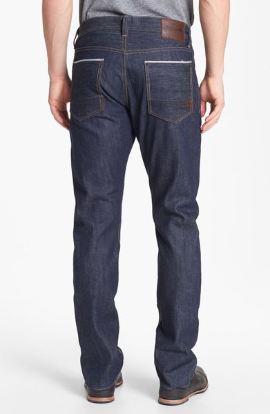 Timberland Stoneham Slim Fit Selvedge Jeans in Blue for Men (Raw Denim ...