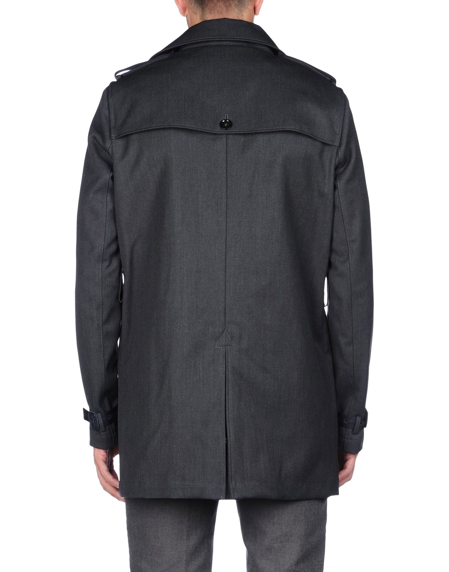 Valentino Coat in Black for Men (Lead) Lyst