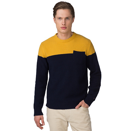 Tommy Hilfiger Kris Sweater in Yellow for Men (midnight) | Lyst