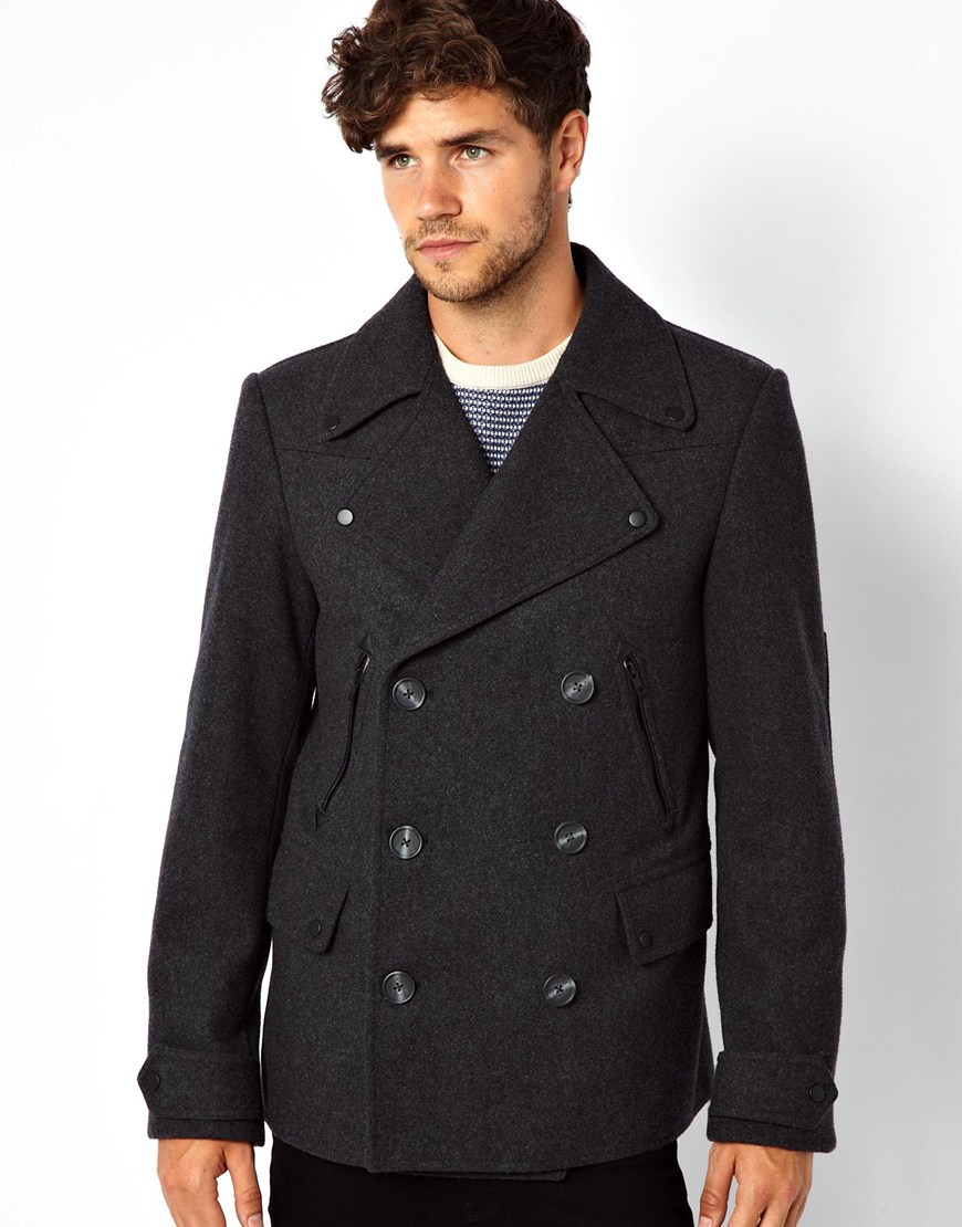 Lyst - Seafolly Peacoat with Military Detail in Gray for Men