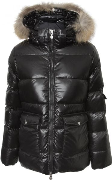 Pyrenex Womens Quilted Authentic Shiny Coat Black in Black | Lyst