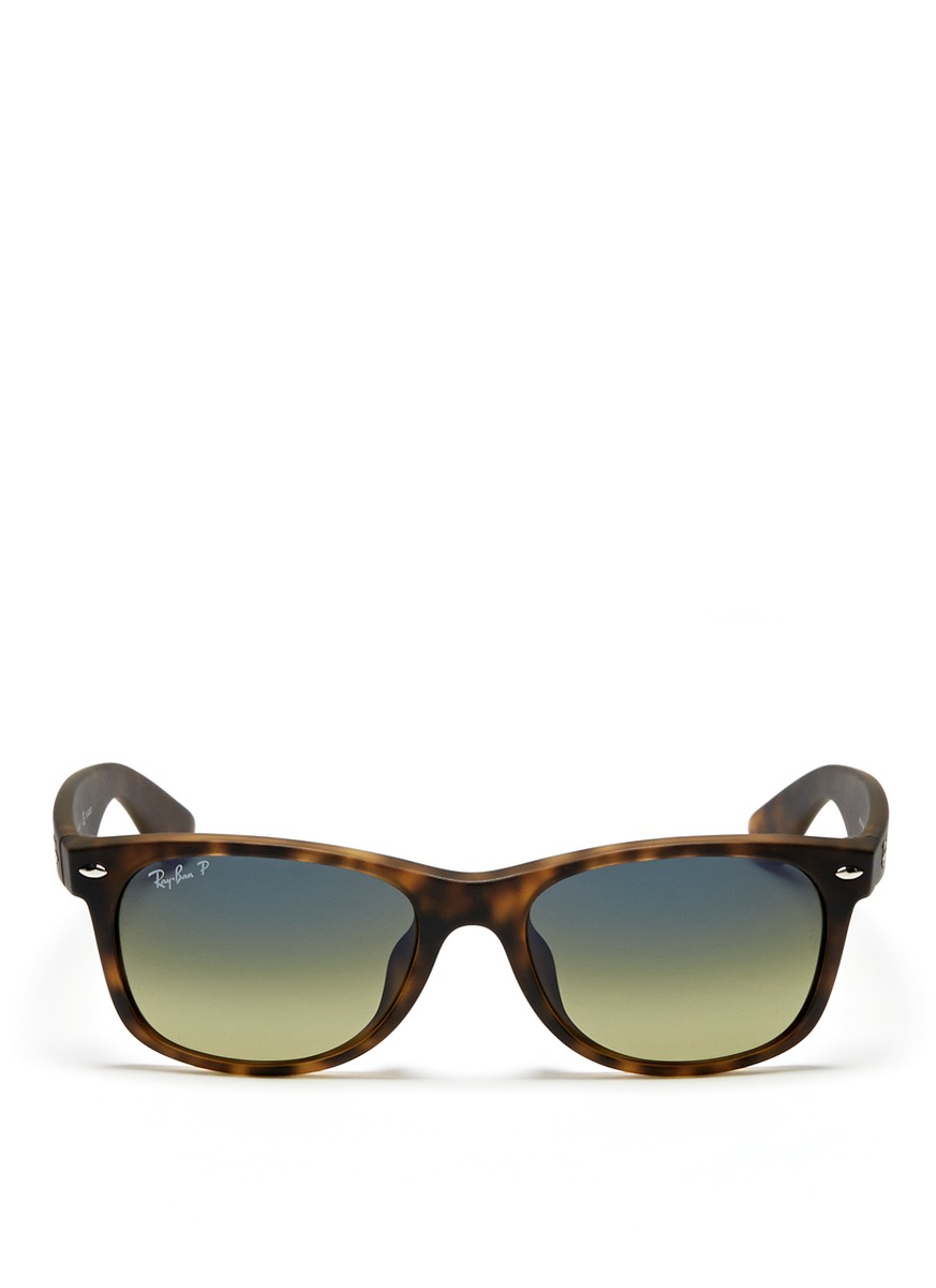 Lyst Ray Ban Matte Tortoise Shell Sunglasses In Brown For Men 