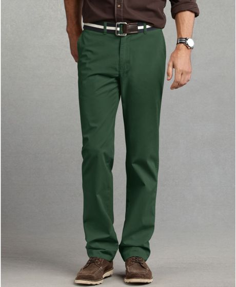 Tommy Hilfiger Graduate Slim Fit Chino Pants in Green for Men ...