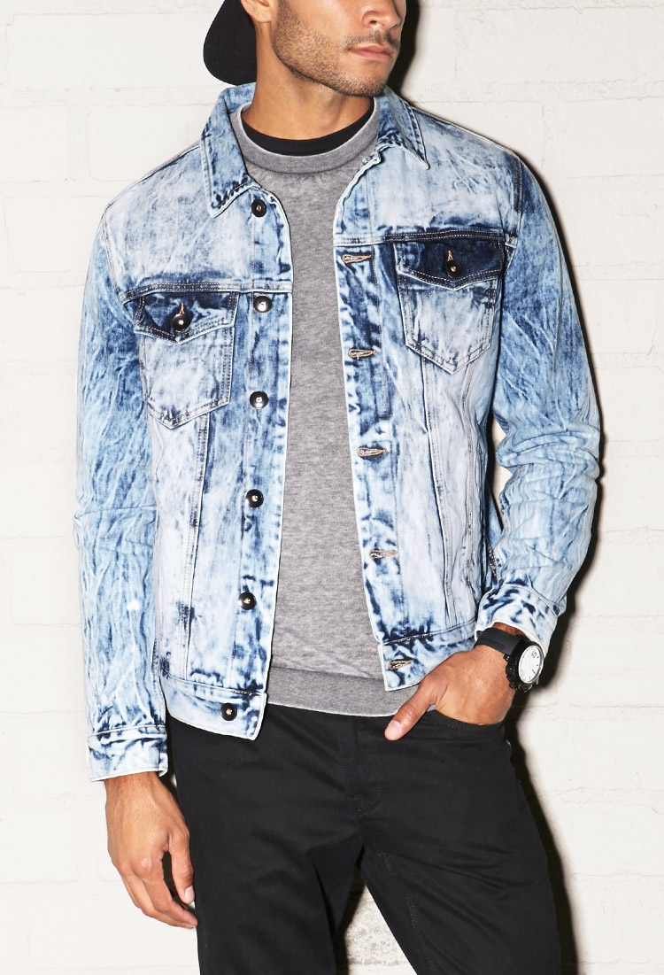 Bleached denim jacket – Sportolu