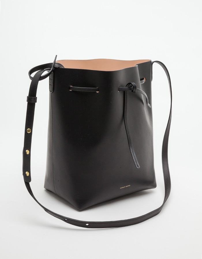 Lyst - Mansur Gavriel Bucket Bag in Black