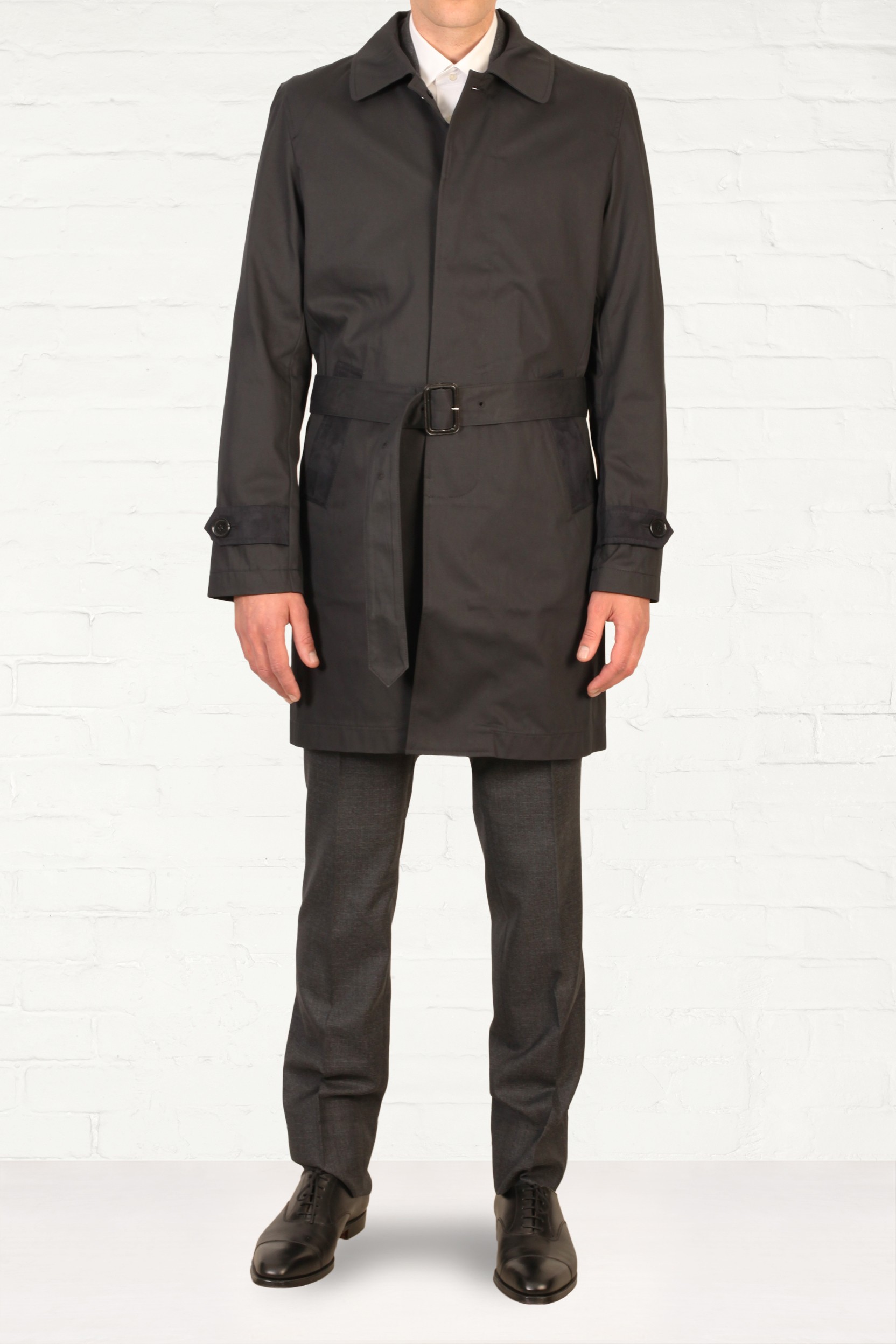 Mr Start Navy Cotton Trench Coat in Blue for Men (navy) | Lyst