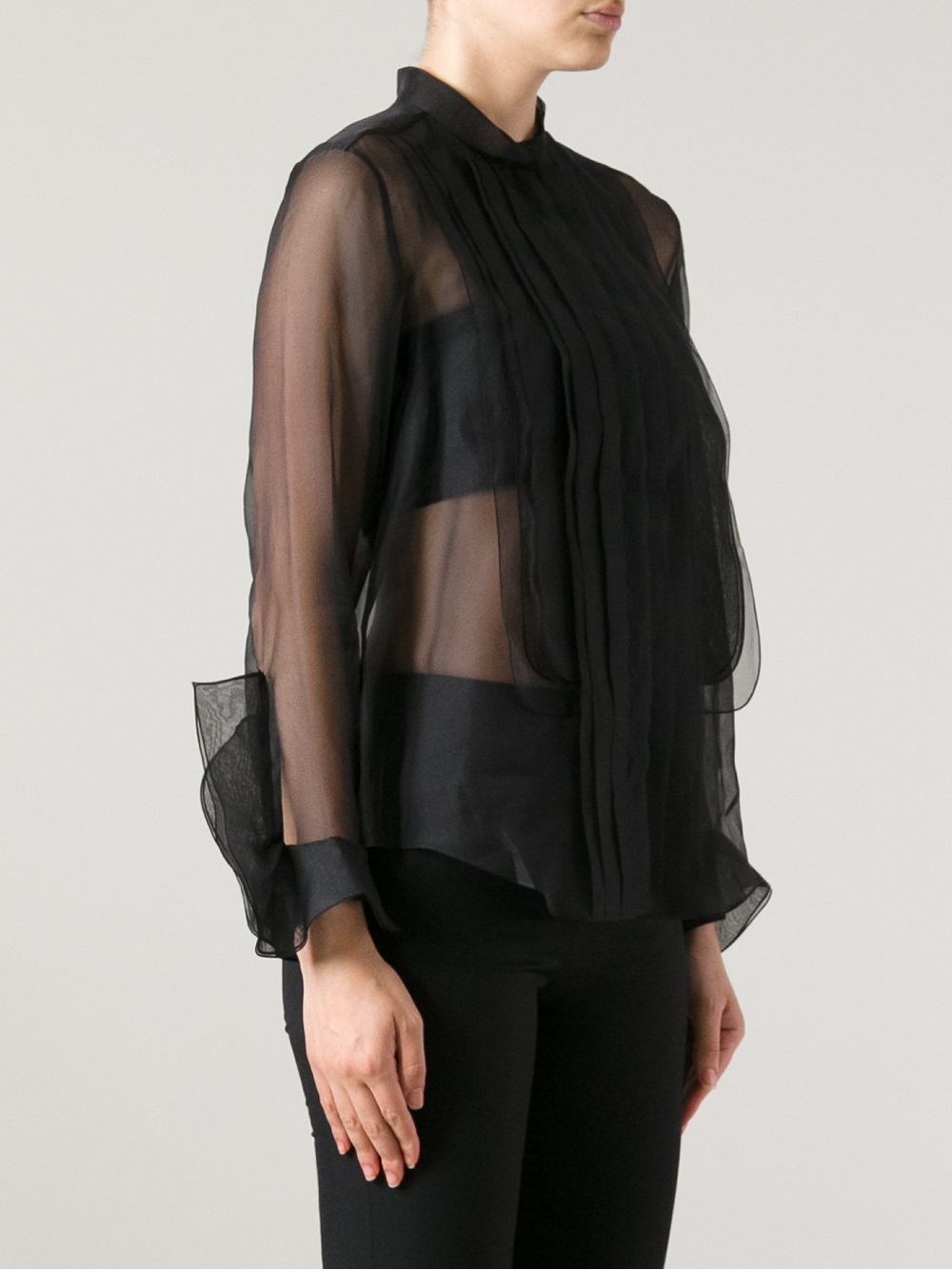 black silk blouse uk