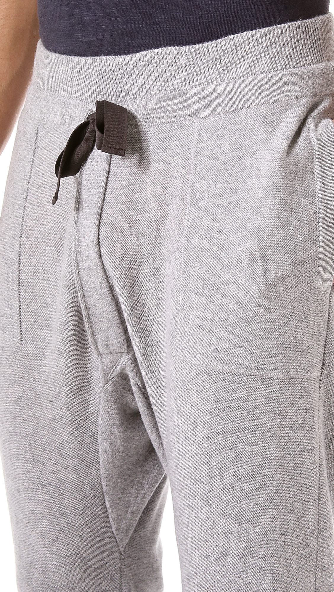 Lyst - Inhabit Cashmere Sweatpants in Gray for Men