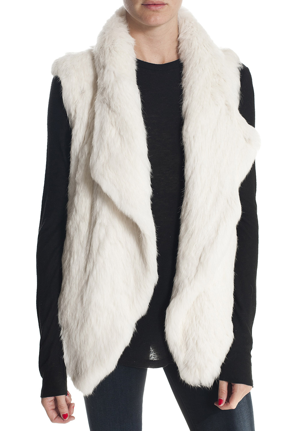 June Fur Vest White In White Lyst   June White Fur Vest White Product 1 13303018 166343494 