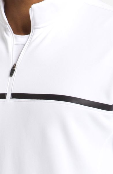 Nike Golf Therma Fit Quarter Zip Pullover in White for Men | Lyst