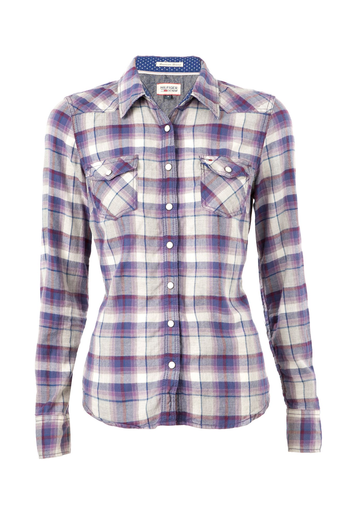 Tommy Hilfiger Forest Flannel Shirt in Purple | Lyst