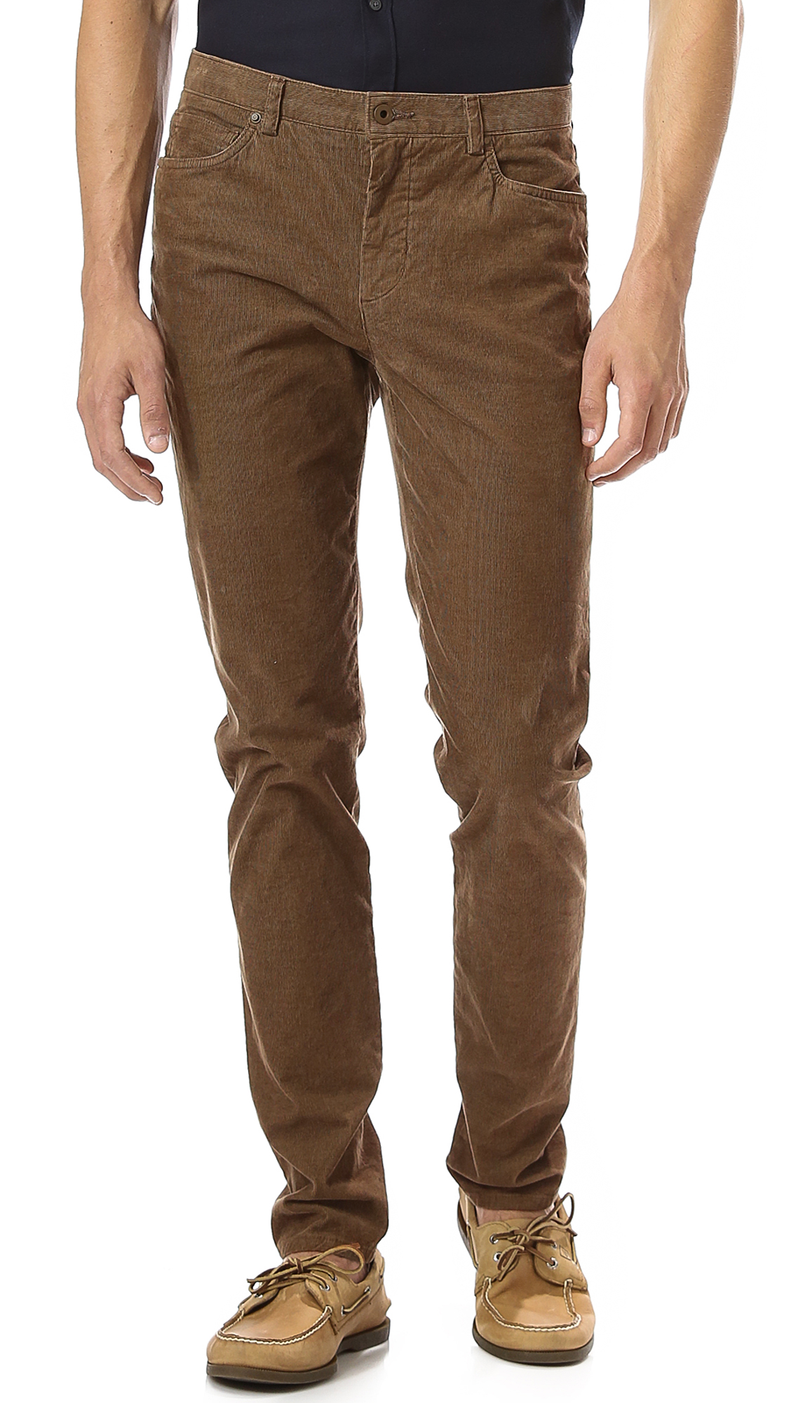 Vince 5 Pocket Corduroy Jeans in Brown for Men | Lyst
