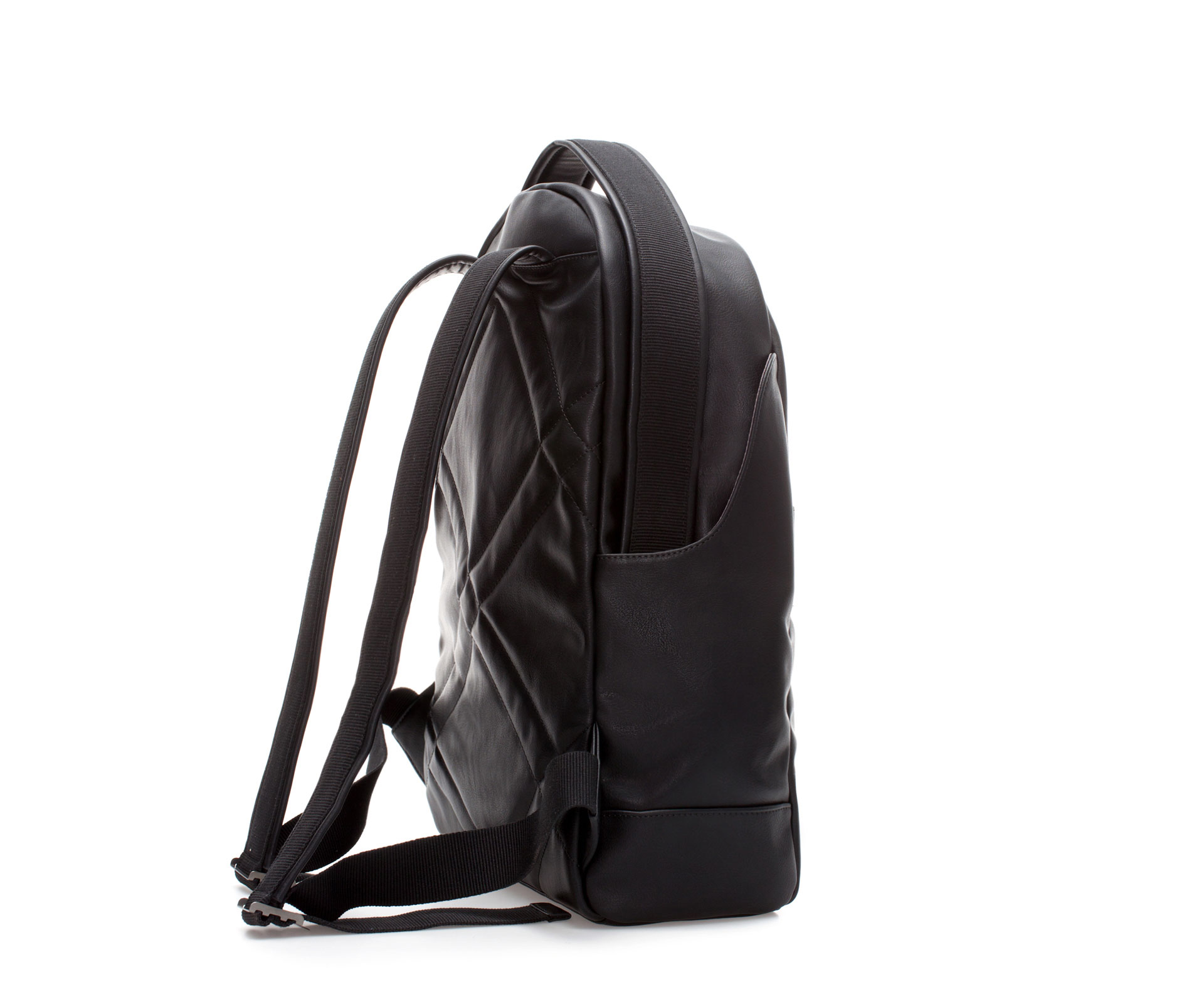 Zara Double Zip Rucksack in Black for Men Lyst