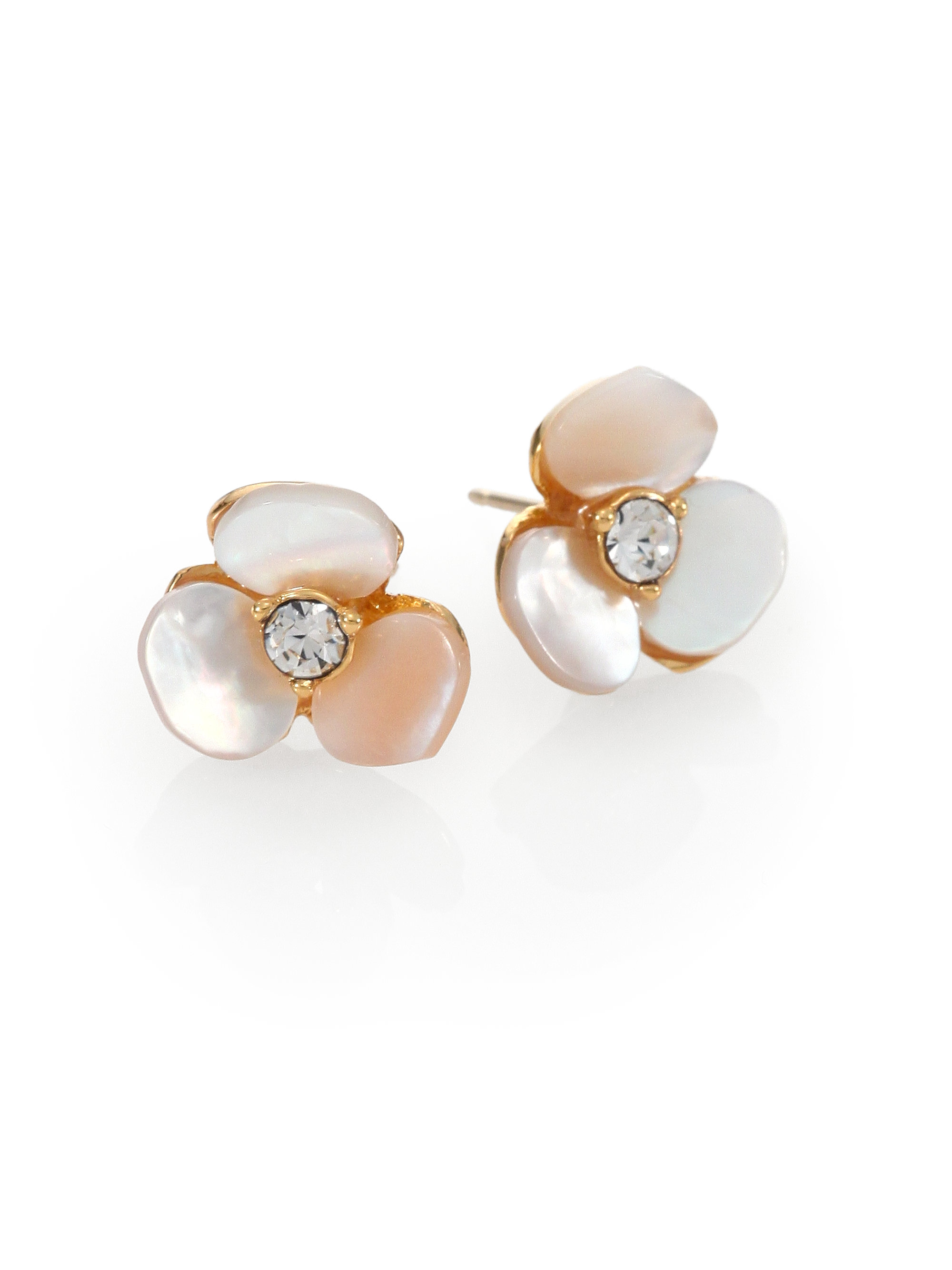 Lyst Kate Spade New York Disco Mother Of Pearl Mini Stud Gallery