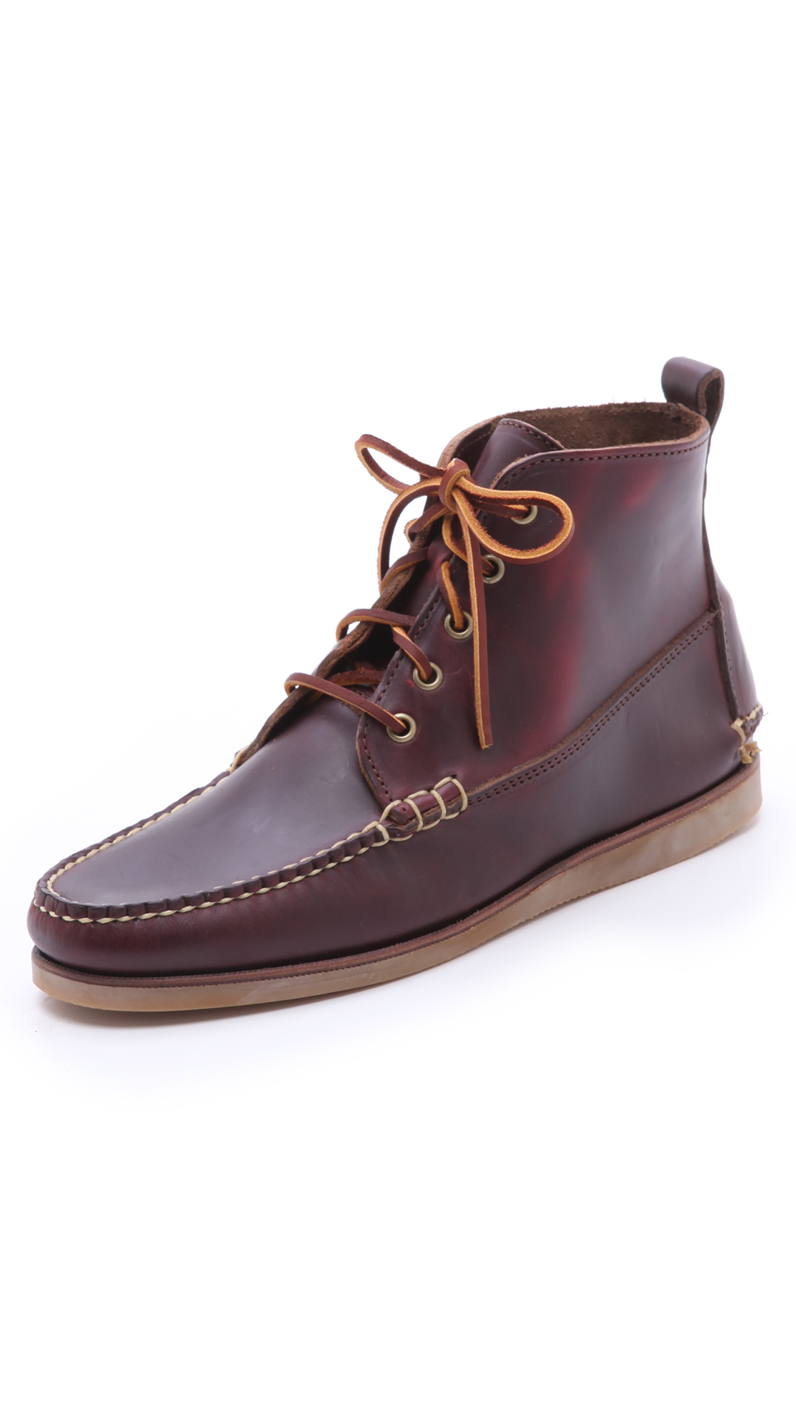 Eastland Seneca Usa Camp Moc Boots in Brown for Men (Burgundy) | Lyst