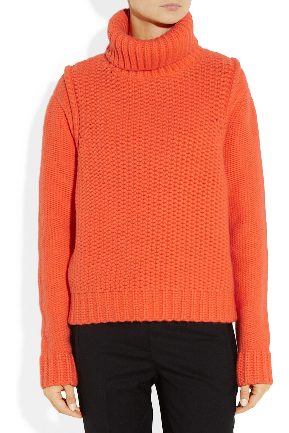 Proenza schouler Chunkyknit Cashmere Turtleneck Sweater in ...