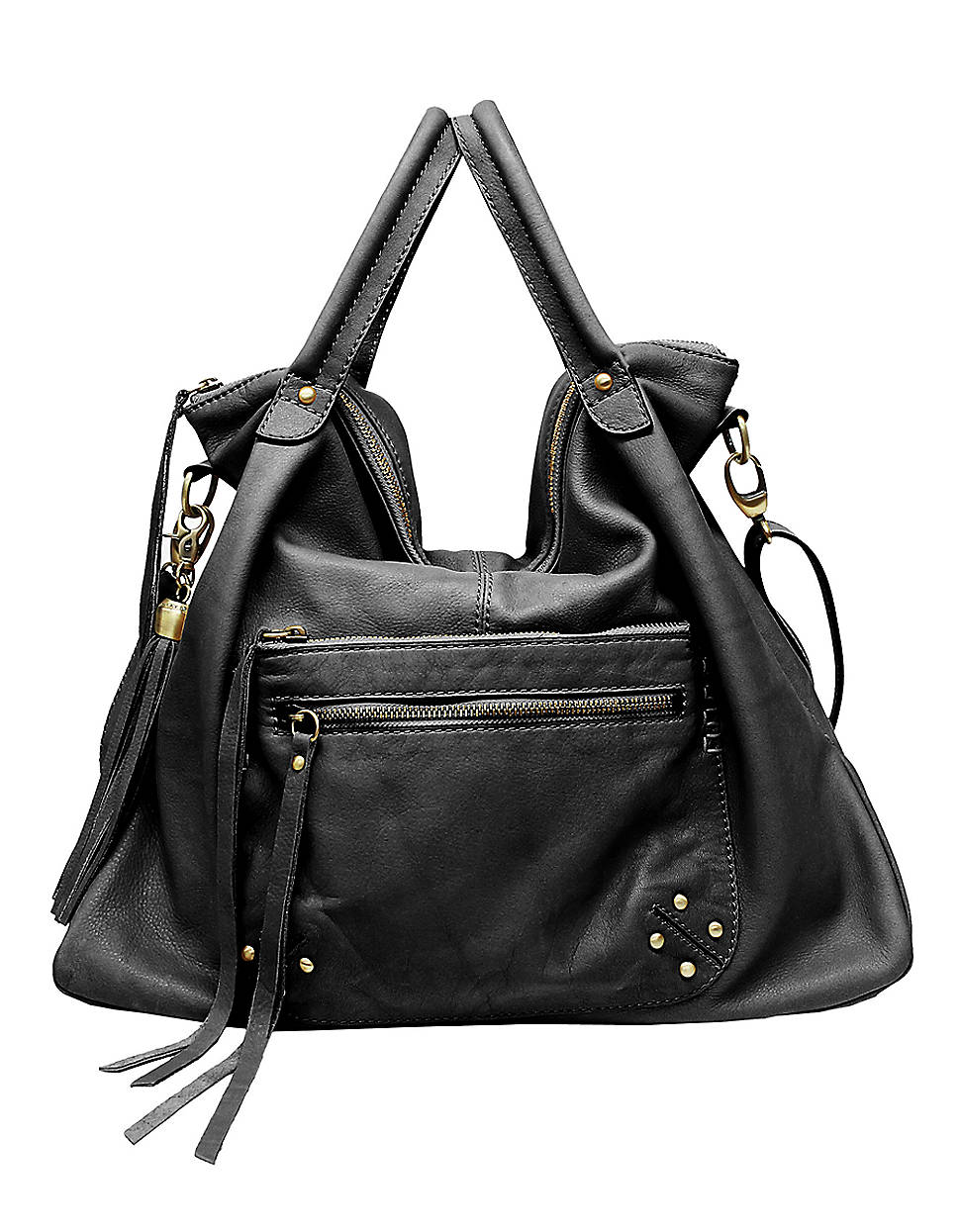 Lyst - Lucky Brand Del Ray Leather Tote Bag in Black