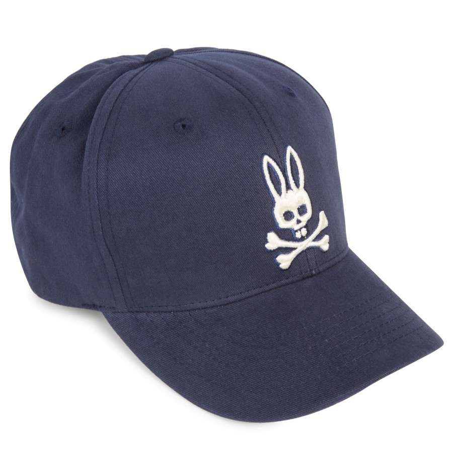 Psycho Bunny Embroidered Cotton Cap in Blue for Men (navy) | Lyst