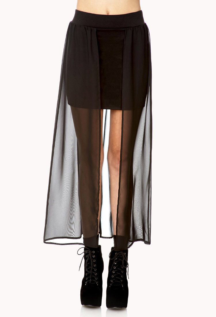 open front maxi