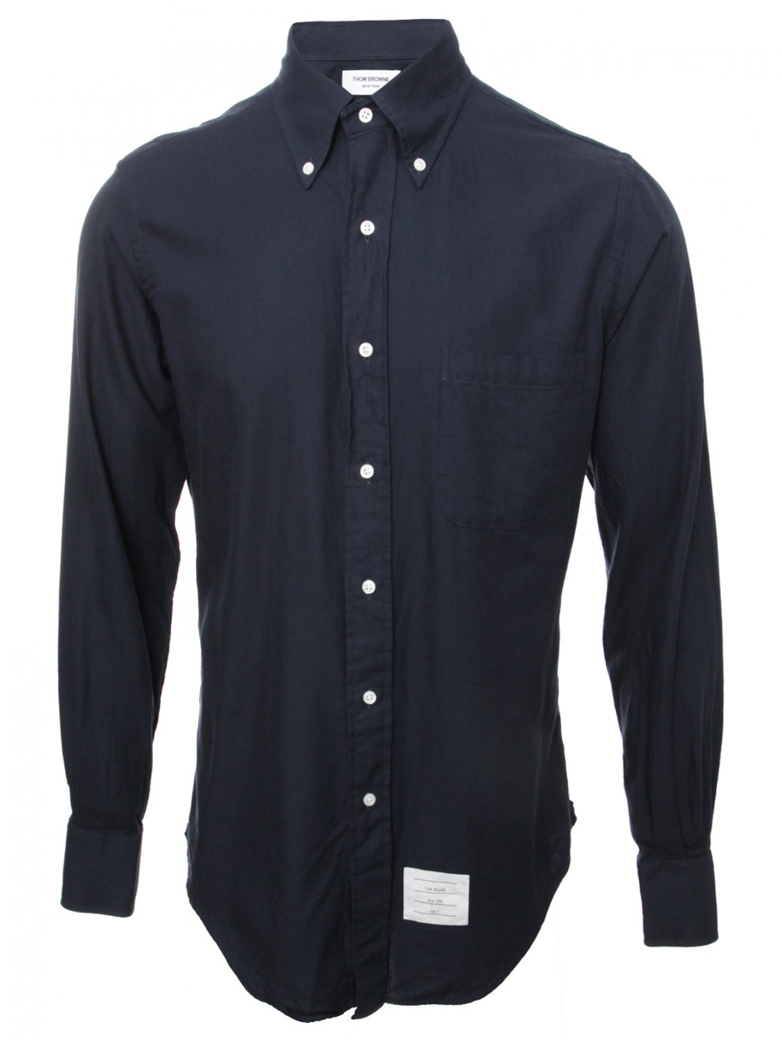 Thom Browne Classic Button Down Shirt Navy Blue in Blue for Men (navy ...