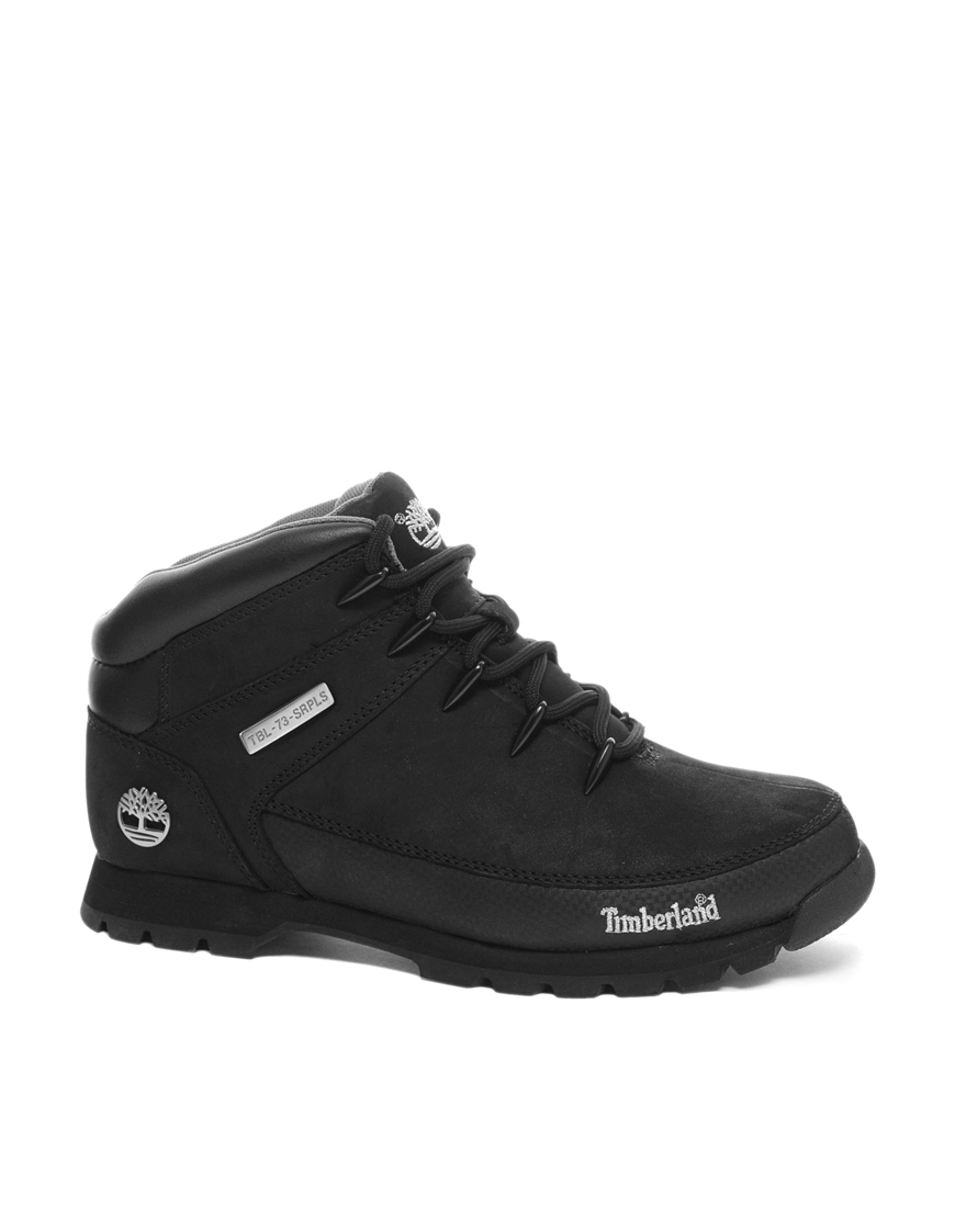 Lyst - Timberland Euro Sprint Hiker Boots in Black for Men