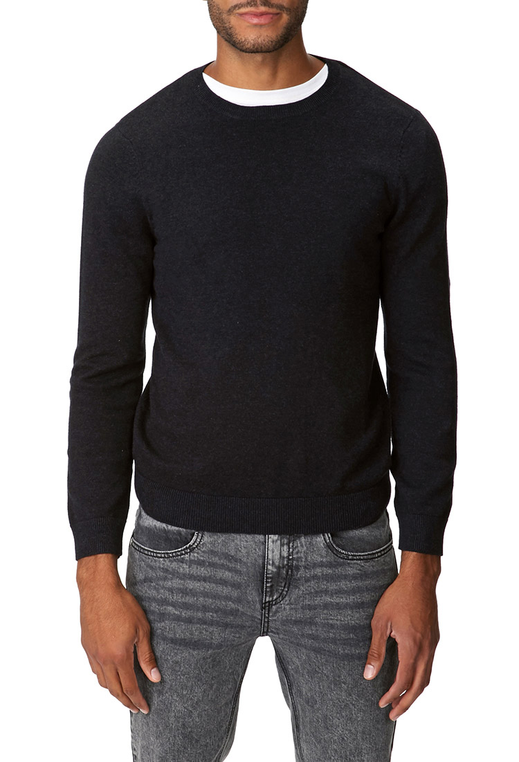 Lyst - Forever 21 Elbow Patch Sweater in Black for Men