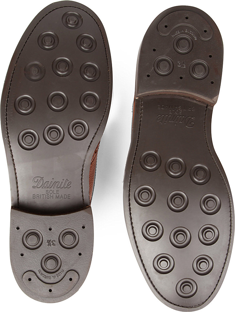 barker brogues tan