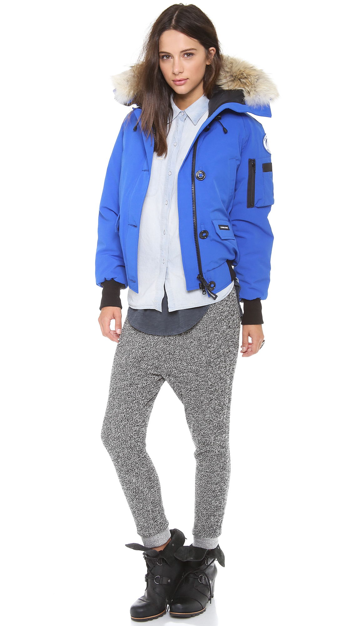 canada goose blue bomber jacket canada goose blue bomber jacket
