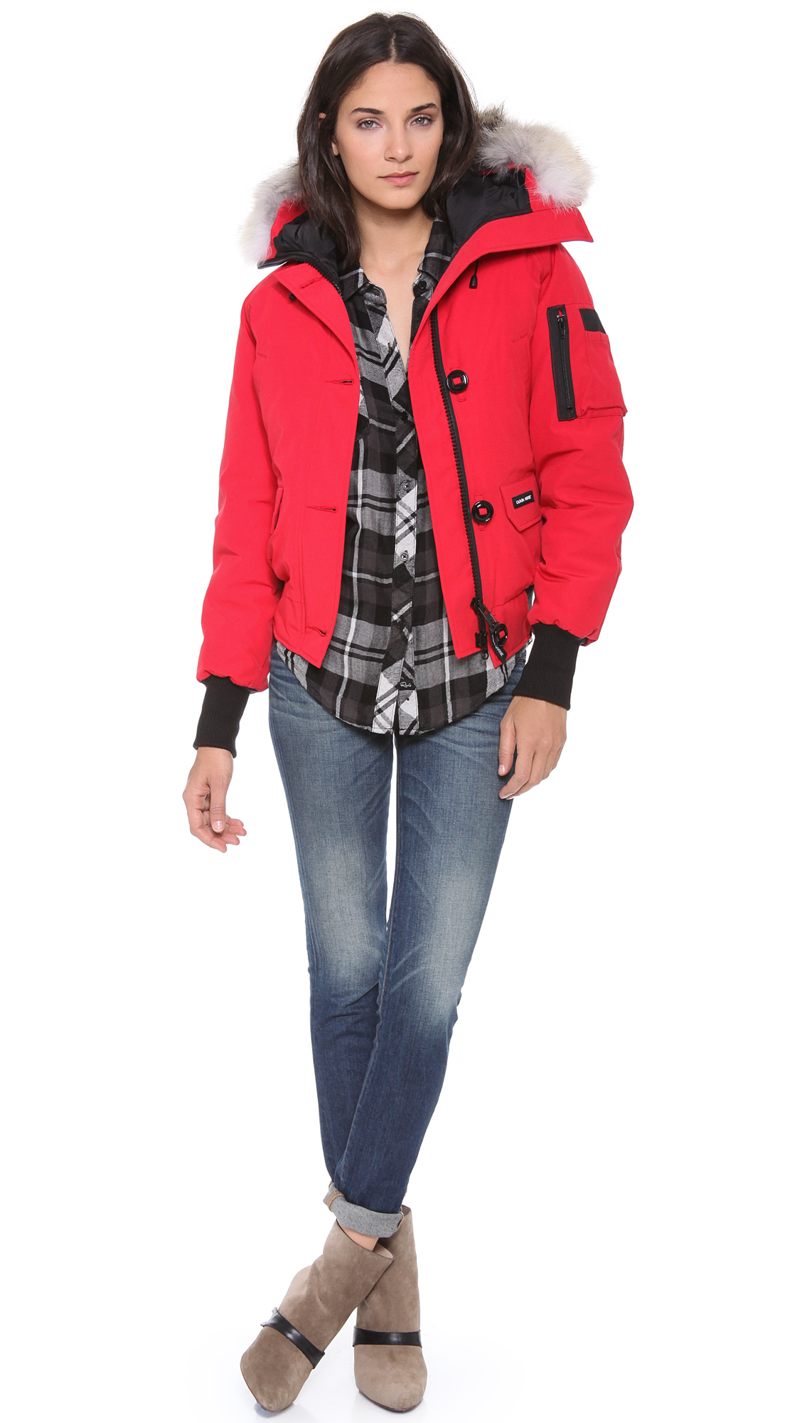 Lyst - Canada Goose Chilliwack Bomber Jacket in Red
