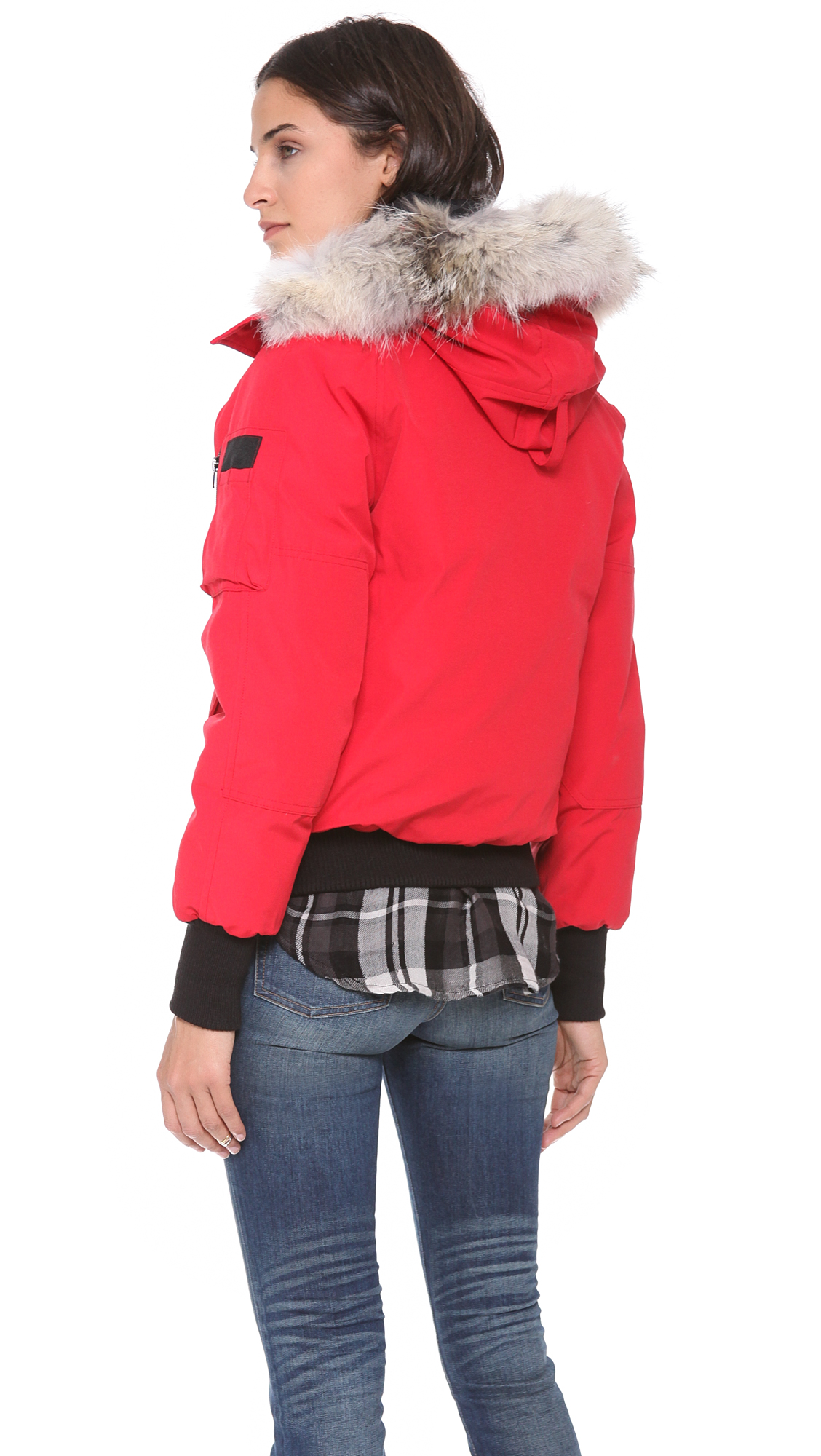 canada goose bomber jacket red canada goose bomber jacket red