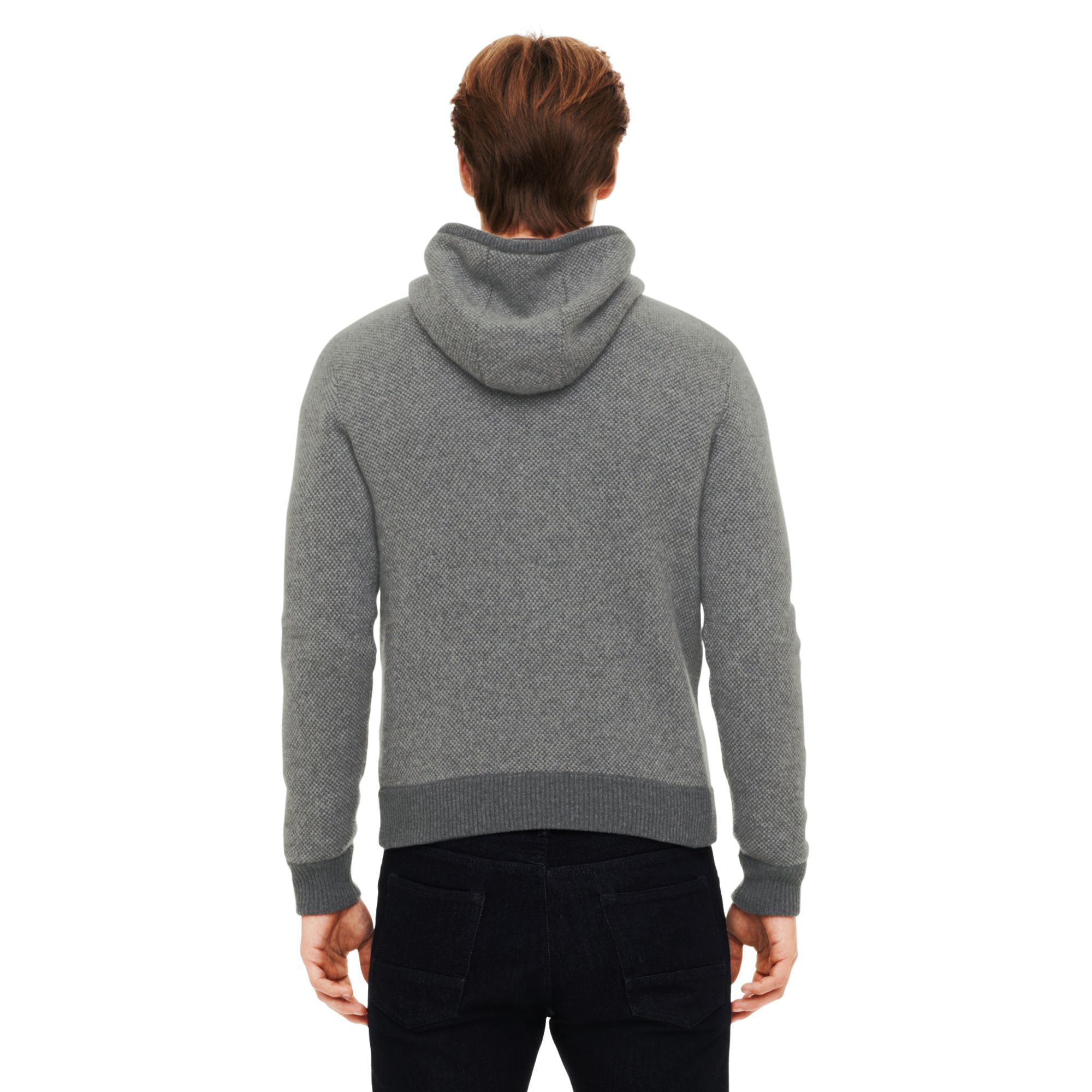 Lyst - Club Monaco Cashmere Pullover Hoodie in Gray for Men