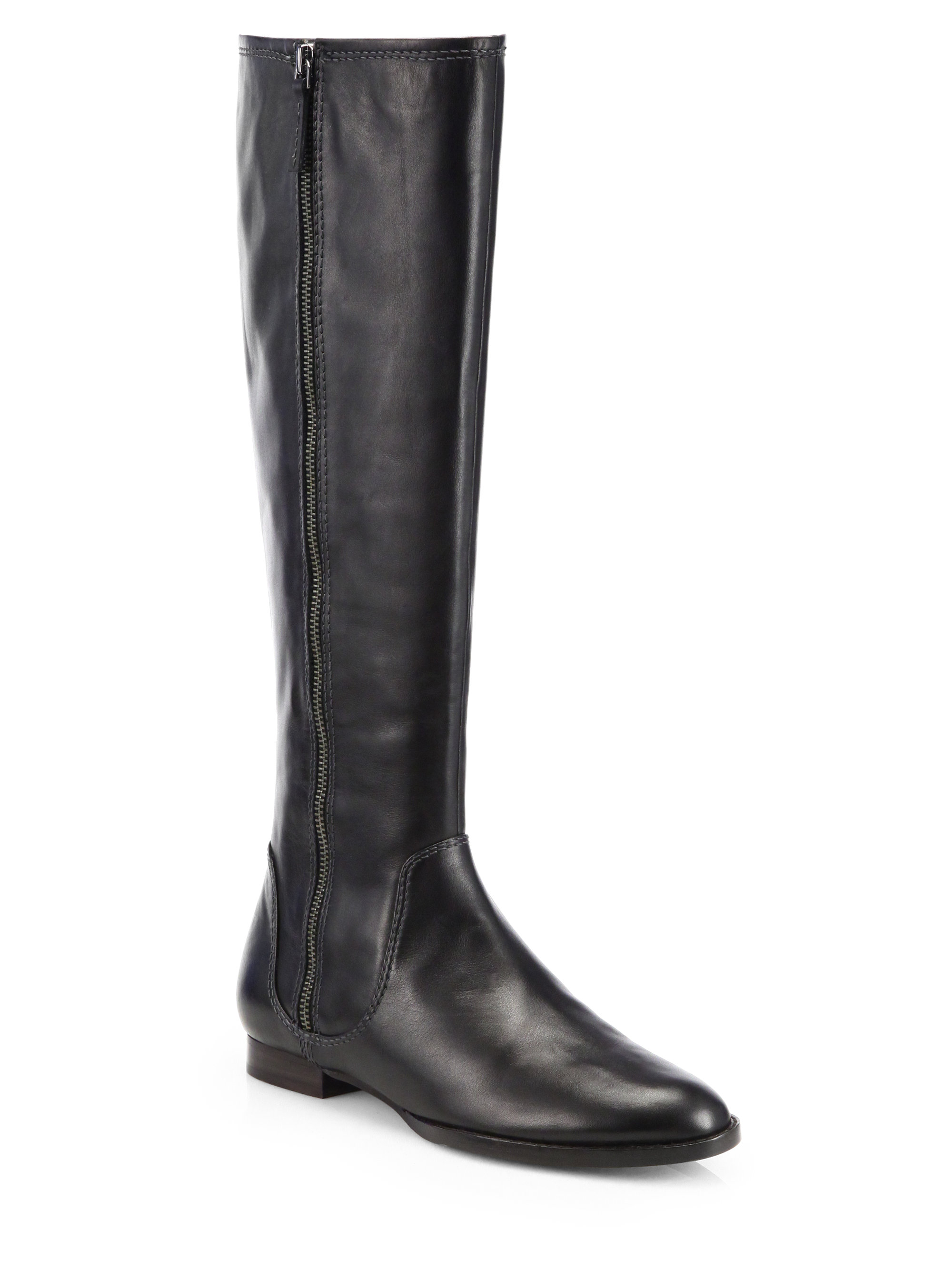 Elie Tahari Rover Leather Riding Boot