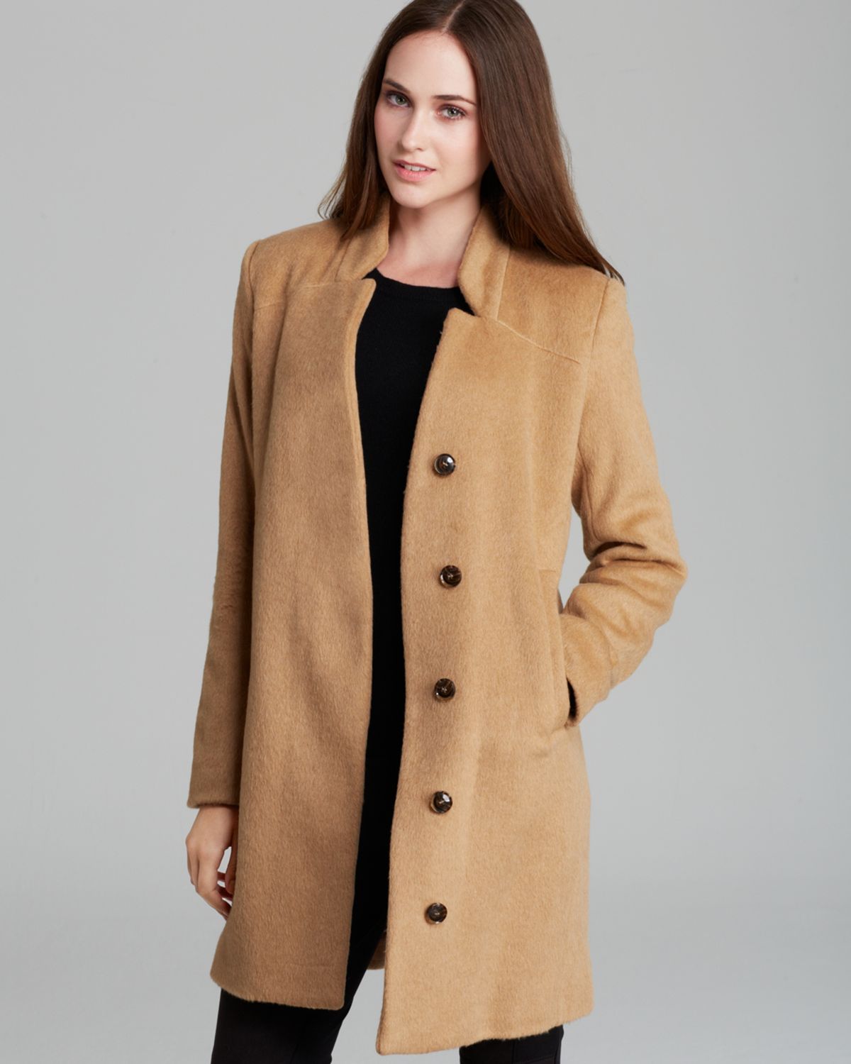Lyst - French connection Coat Divine Dorothy in Natural