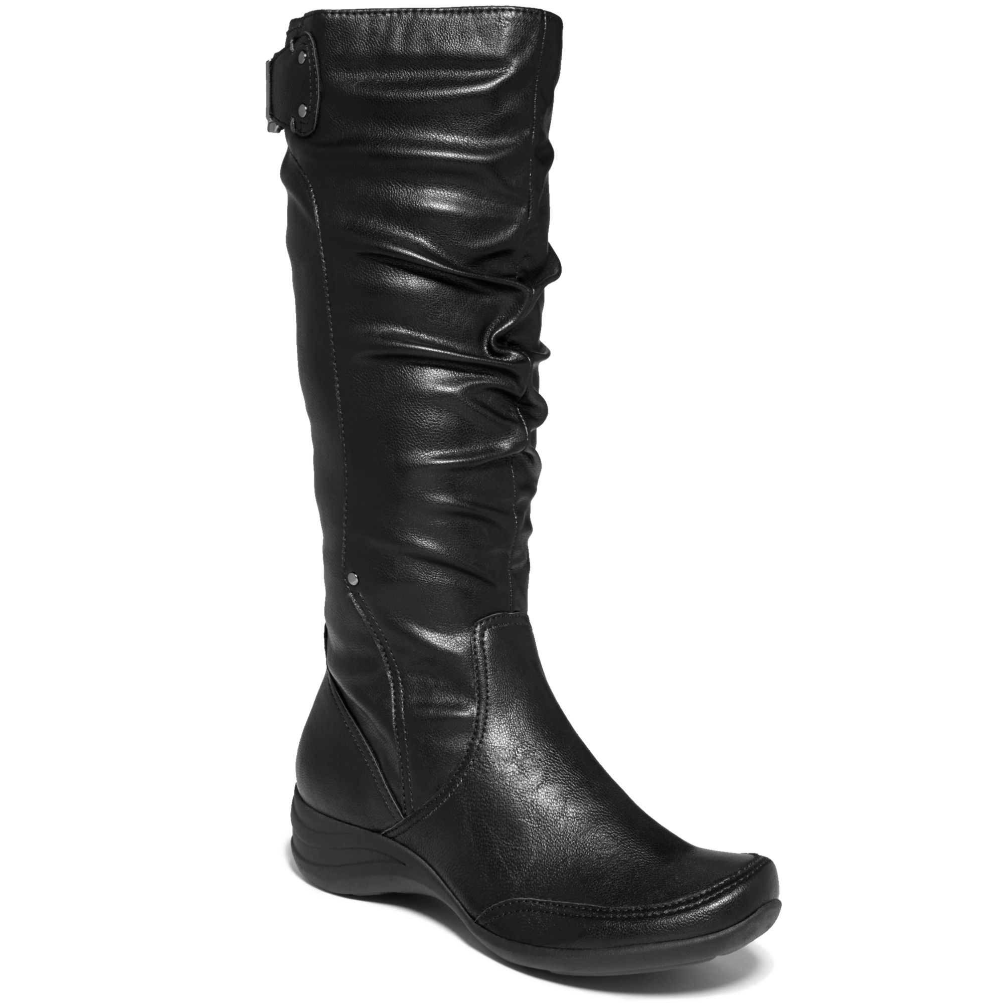 Lyst - Hush Puppies Alternative Wide Calf Boots in Black