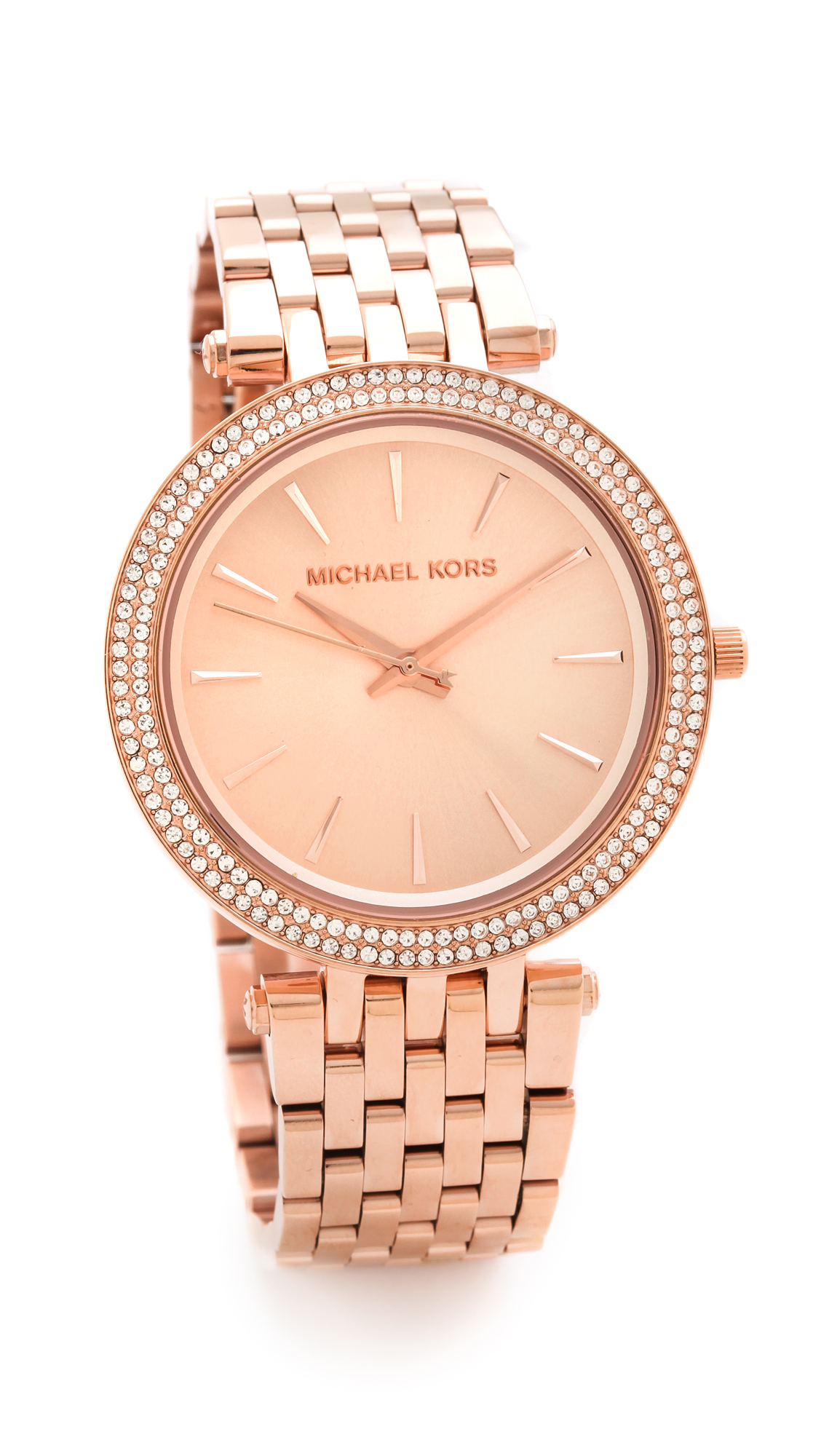 Michael kors Darci Watch in Pink (Rose Gold) | Lyst