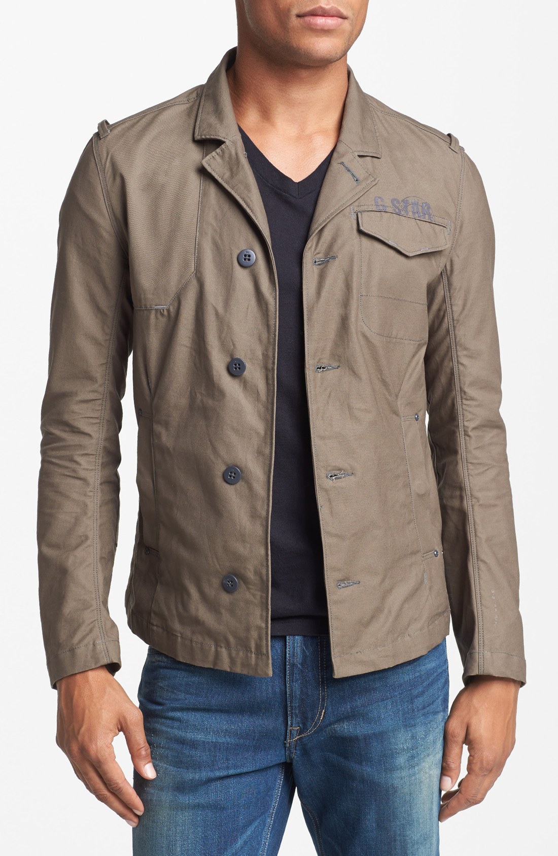 G-star raw Parry Blazer in Gray for Men (Magma) | Lyst