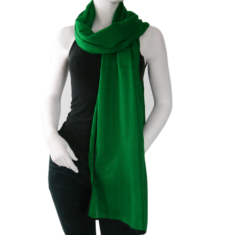 green scarf