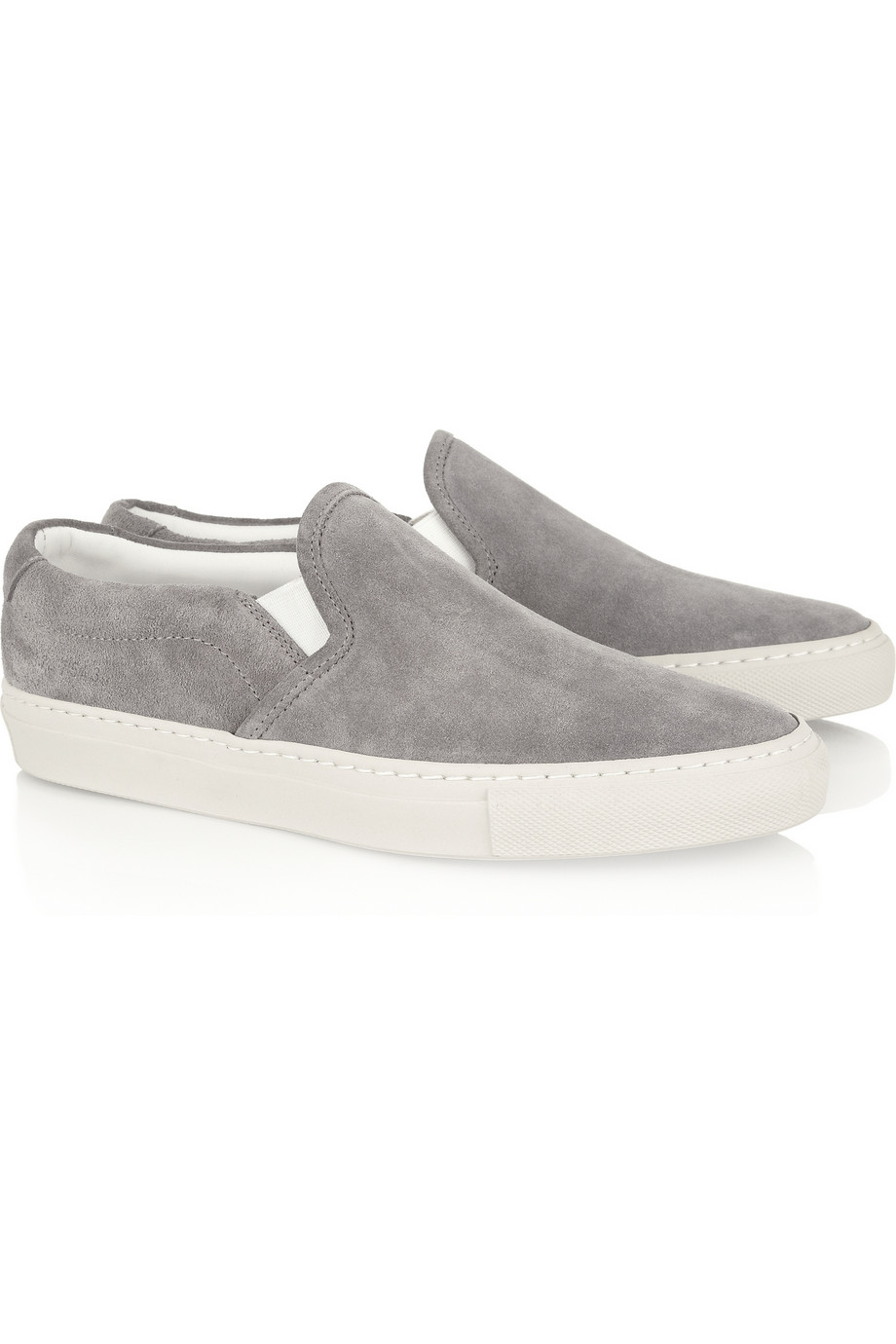 common projects gray suede