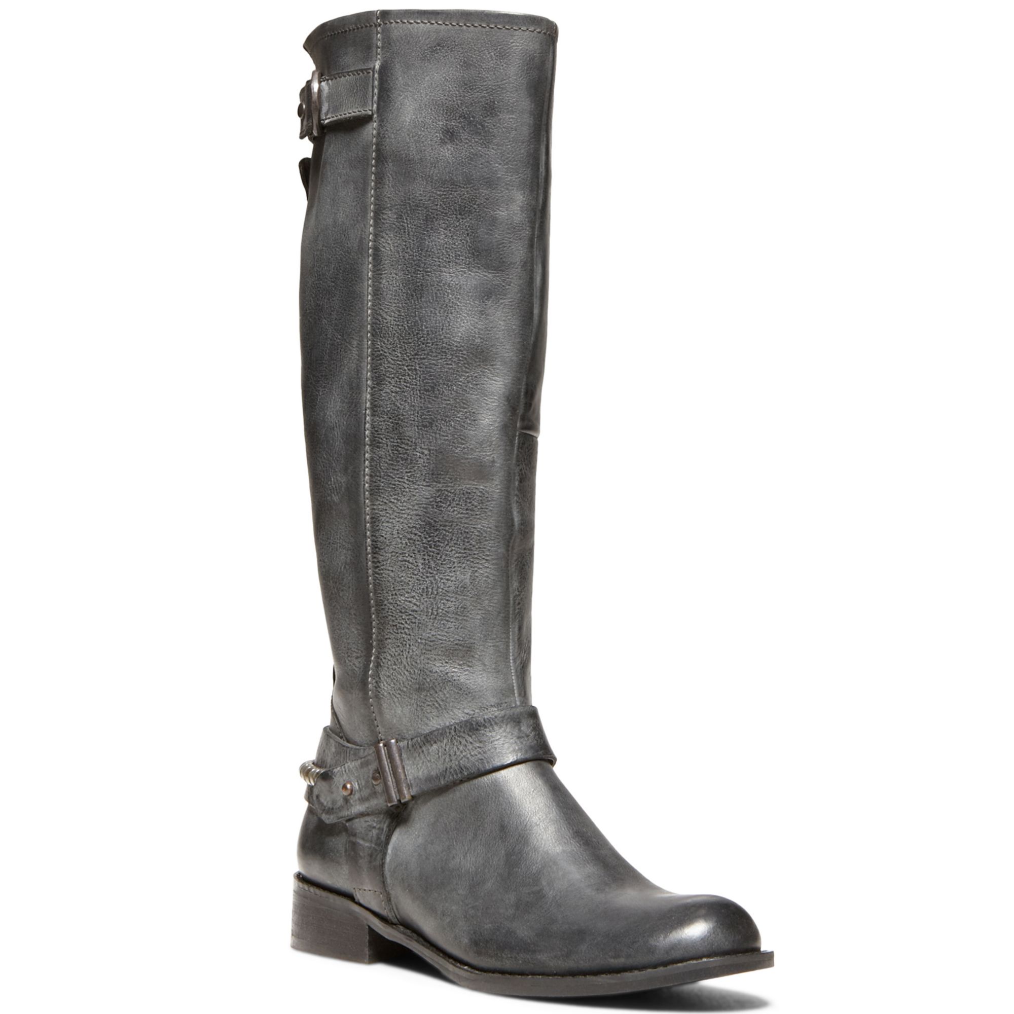 Lyst - Steven by steve madden Ryley Riding Boots in Black