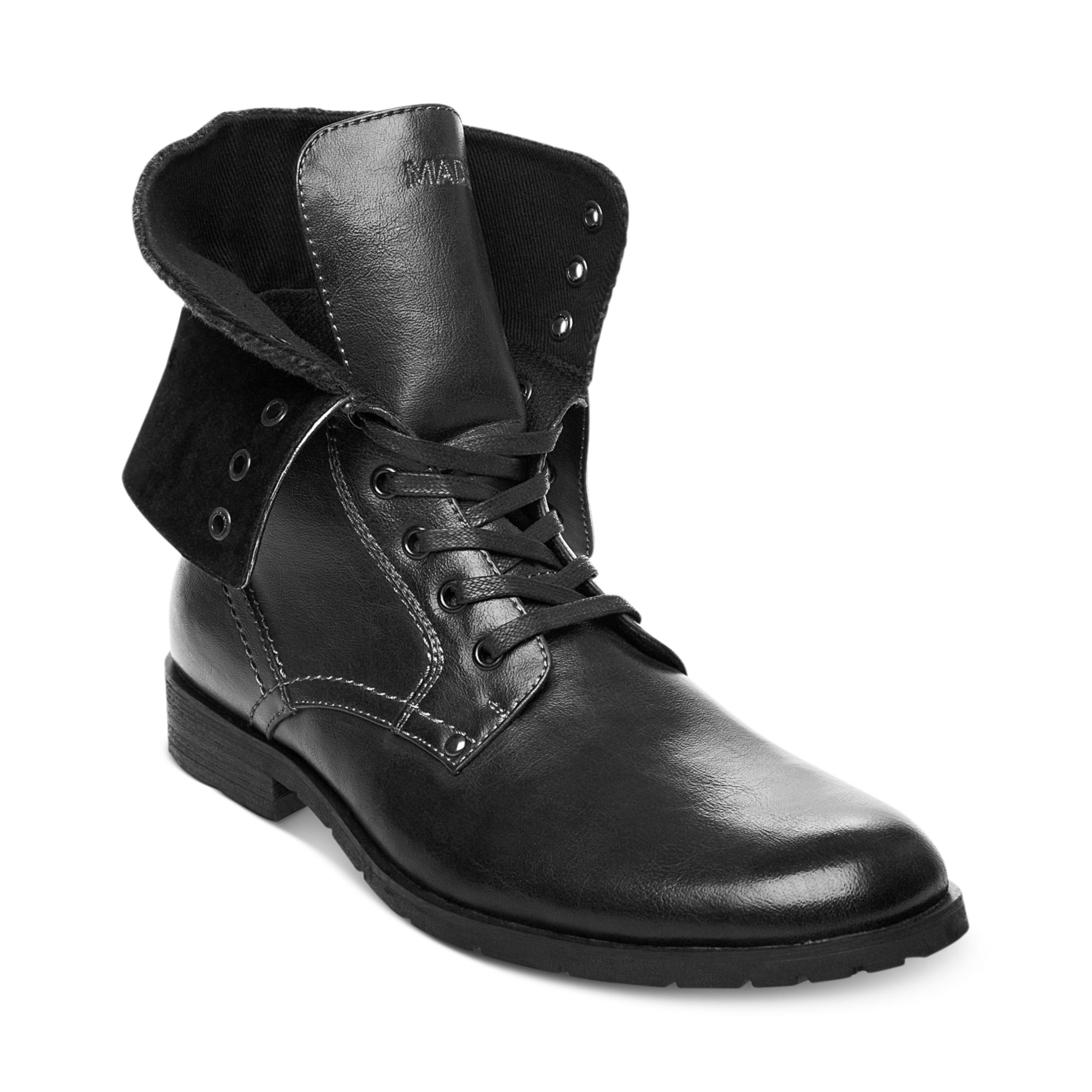 Lyst - Steve Madden Madden Shoes Kegger Boots in Black for Men