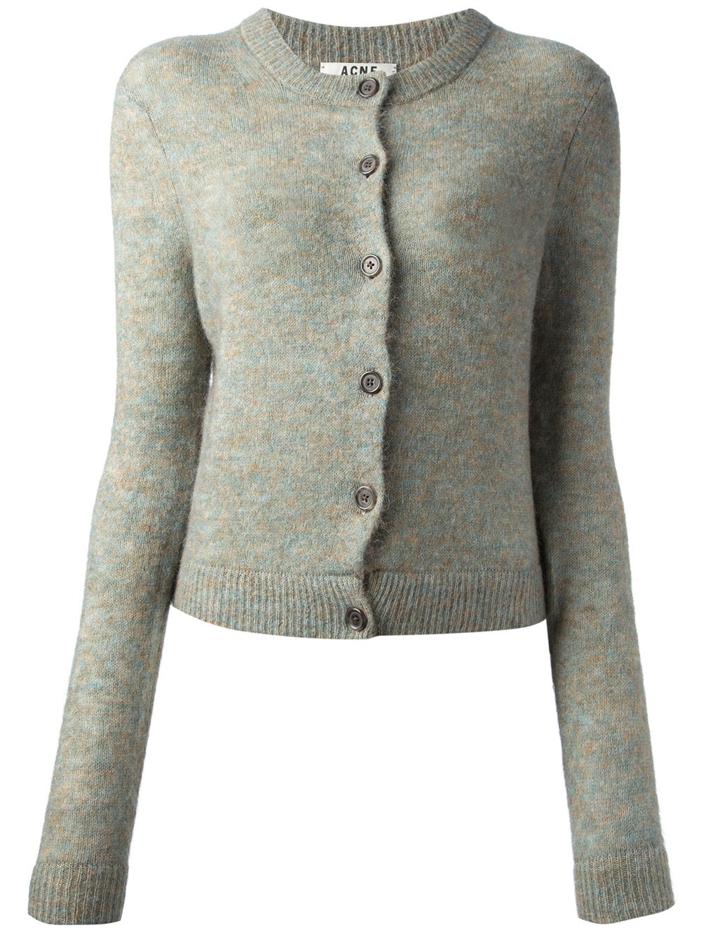 Lyst Acne Studios Fran Mohair Short Cardigan in Blue