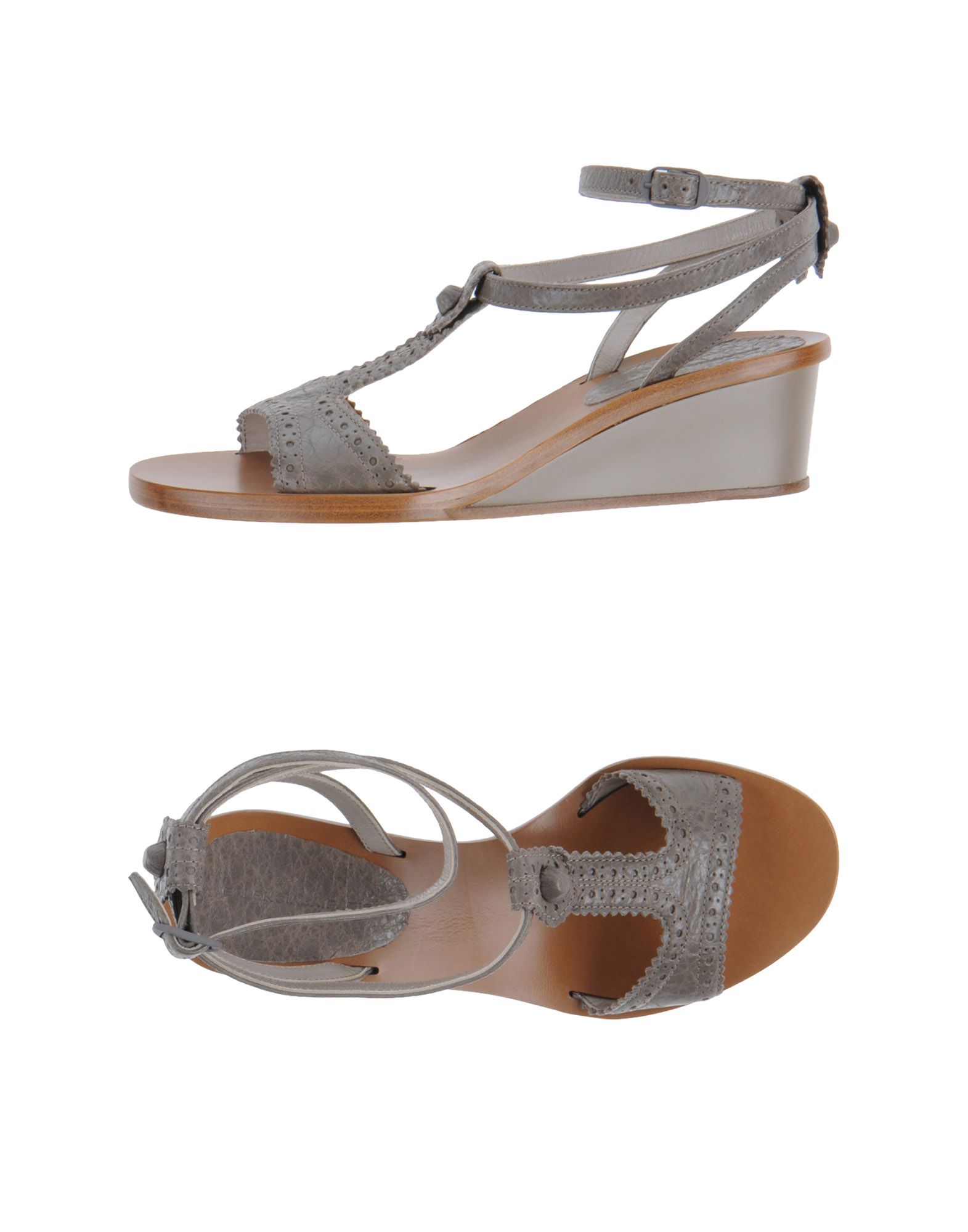 Balenciaga Sandals in Silver (Grey) | Lyst