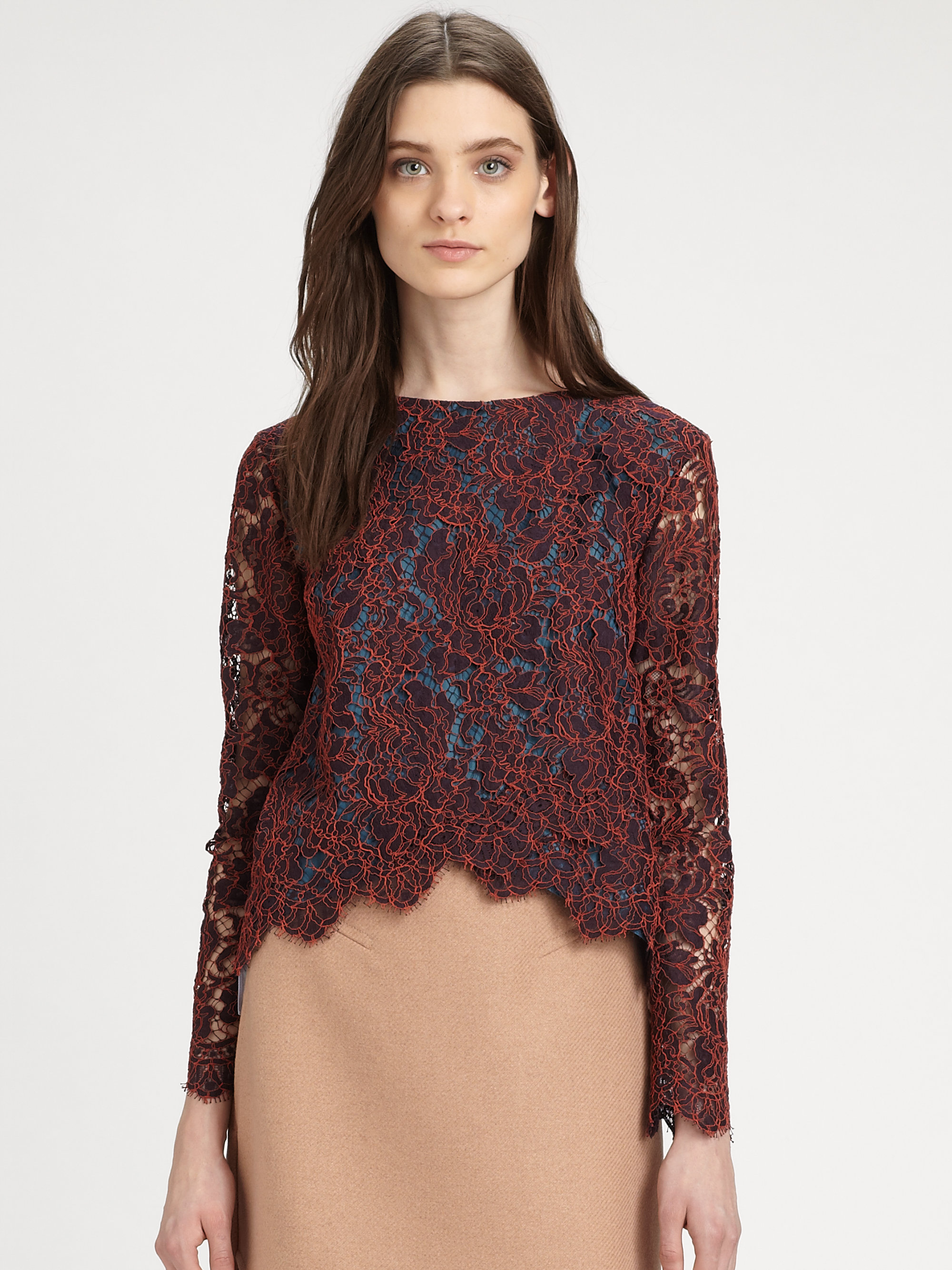 Burgandy lace top Buy BURGUNDY FLORAL LACE LONG SLEEVE BODYSUIT TOP,Find the newest womens casual top styles at specialtysports.ga fashion casual tops,cut out tops,hi lo tops,fashion knit tops,crop tops,tank tops,chiffon tops,sleeveless tops,print tops,button down shirt,one shoulders casual tops .