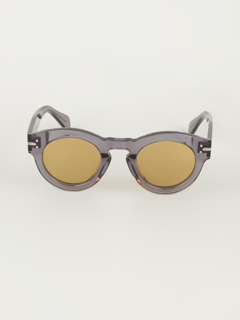 Lyst - Céline Round Sunglasses in Gray