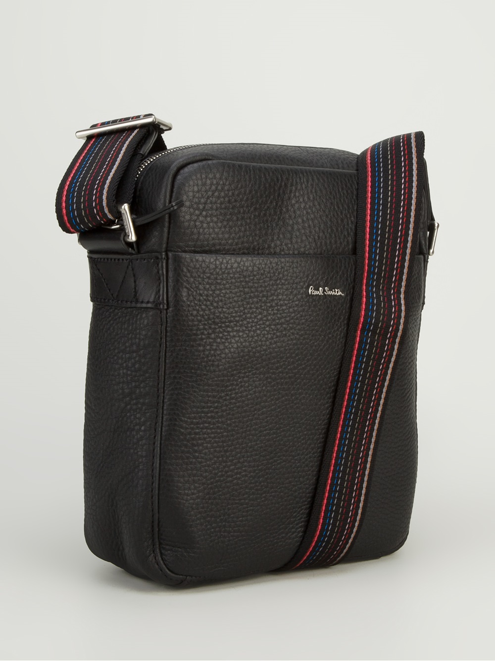 Lyst Paul Smith Leather Shoulder Bag In Black For Men